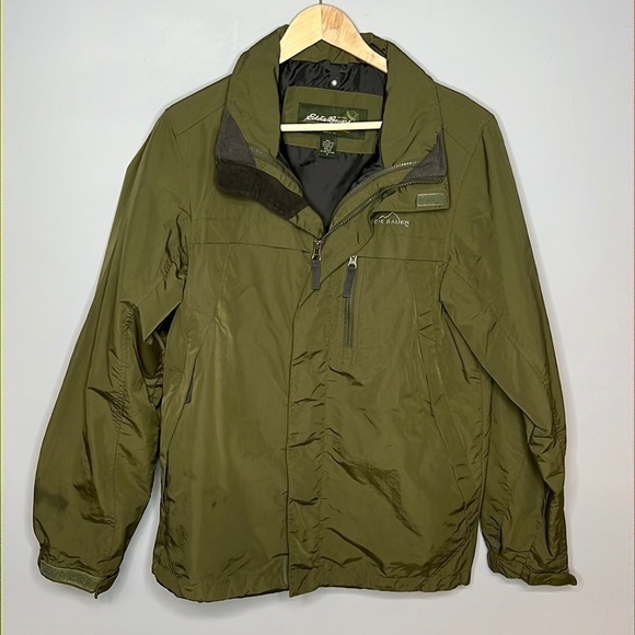 EDDIE BAUER GREEN PERFORMANCE LIGHTWEIGHT JACKET SMALL - Picture 1 of 7